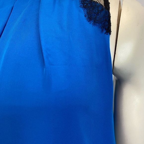 $242 ALICE + OLIVIA Blue Tank Top- New w/ Flaws - Picture 7 of 11